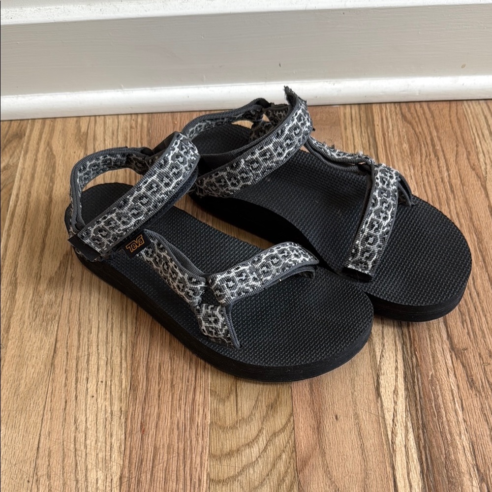 Teva Black and Gray Sandals